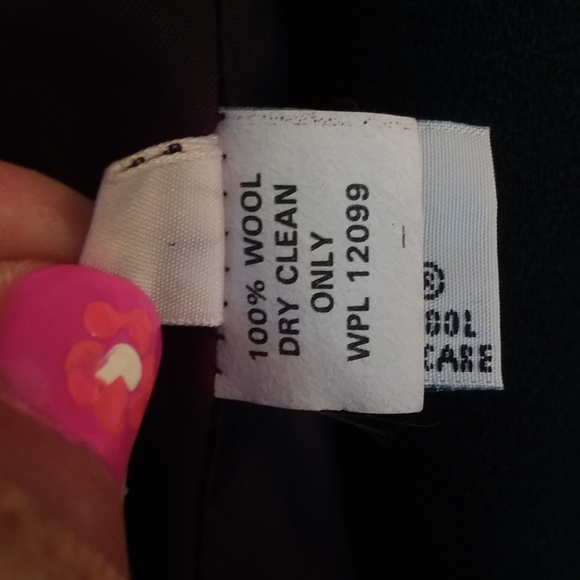 Bicci Navy Blue Wool Jacket and Skirt - Picture 4 of 8